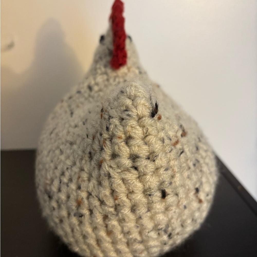 Handmade Crochet Chicken Decor - Picture 2 of 4